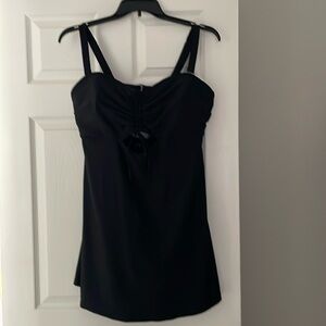 One piece swimsuit, color Black, size 2X